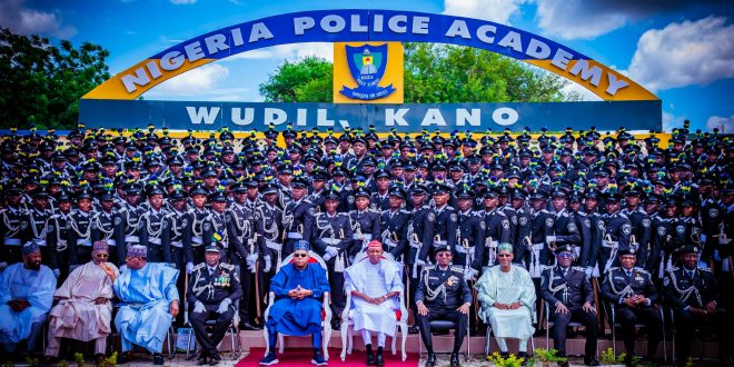 IGP Hosts President, Dignitaries as 462 Cadets Graduate into Nigeria Police Force