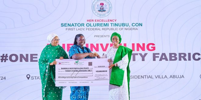 Oluremi Tinubu Unveils National Unity Fabric, Celebrating Nigeria’s Diversity and Youth Creativity