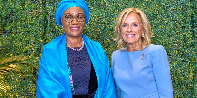 First Lady of Nigeria, Oluremi Tinubu, Joins US First Lady Jill Biden at UNGA Farewell Luncheon