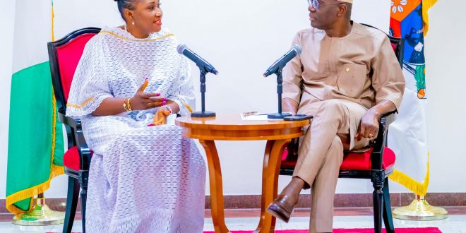 NEW EXECUTIVES OF INTER-PARTY ADVISORY COUNCIL (IPAC), LAGOS STATE PAY COURTESY CALL TO GOVERNOR SANWO-OLU AT LAGOS HOUSE, MARINA, ON TUESDAY, OCTOBER 29, 2024