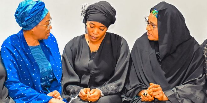 “First Lady and Key Figures Console Family of Late Lt General Lagbaja, Urging Children to Uphold His Ideals”