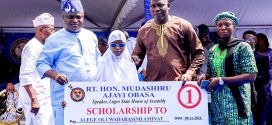 “Speaker Obasa Celebrates 52nd Birthday with Lagos School Kids, Rewards Top Students”