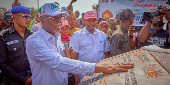 Governor Aiyedatiwa Commissions 32.7km Alape-Araromi Seaside Road in Ondo State’s Ilaje Community