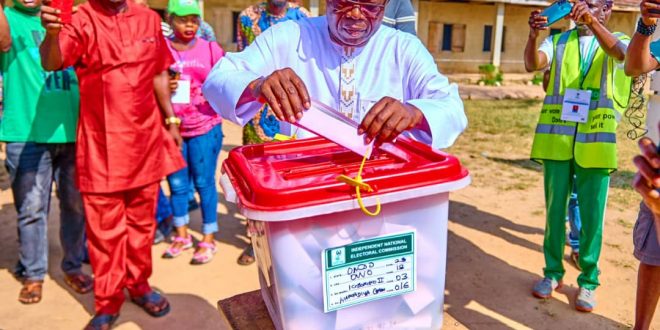 Ondo Decides 2024: Deputy Governor Adelami Votes, Encourages Voter Turnout in Owo