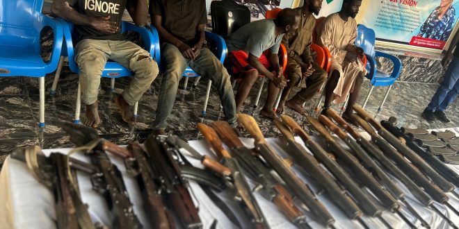 Police Bust Trans-Border Arms Syndicate, Seize 17 Rifles and Ammunition